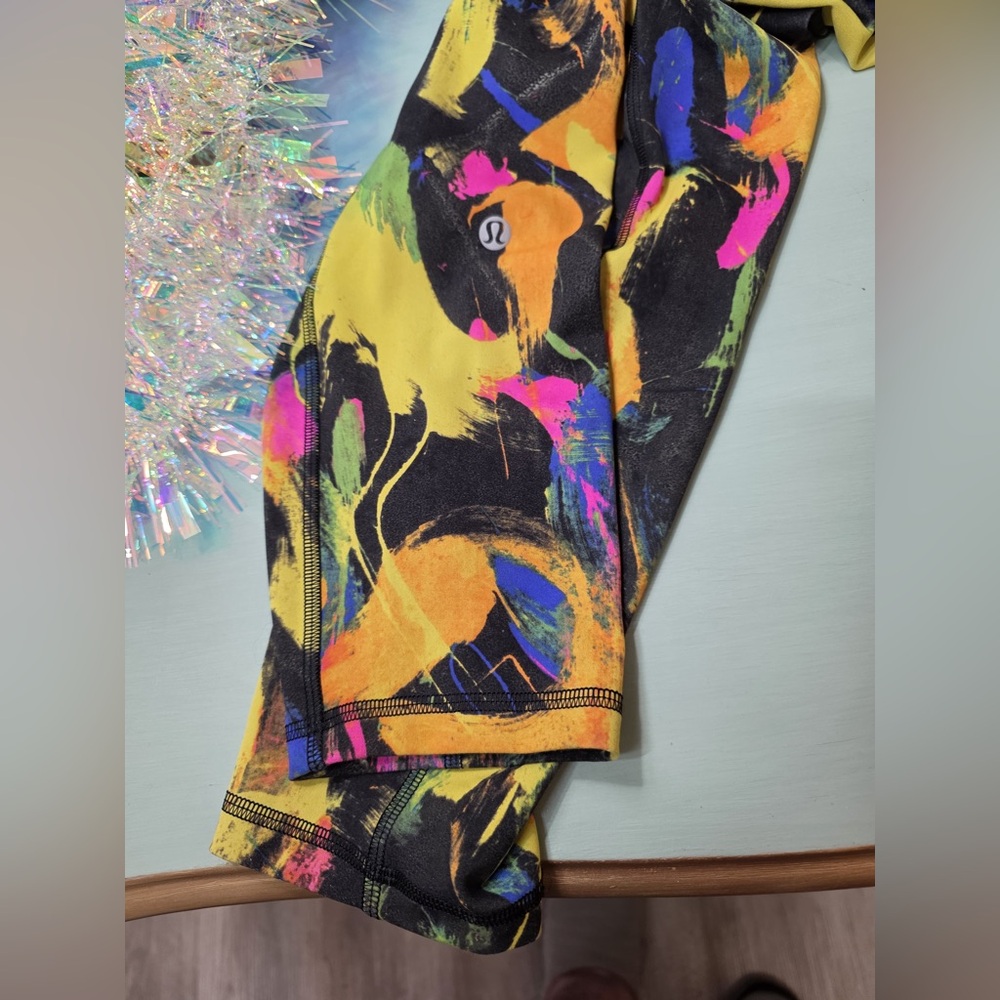 Lululemon•Invigorate High-Rise Tight 25"•Undertone Multi Rainbow•LIKE NEW•10 - Picture 12 of 16